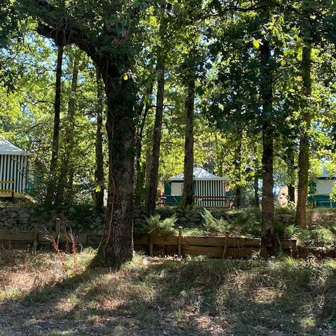 BUNGALOW DE LONA 5 personas - Tienda de lona - 2 dormitorios - sin instalaciones sanitarias