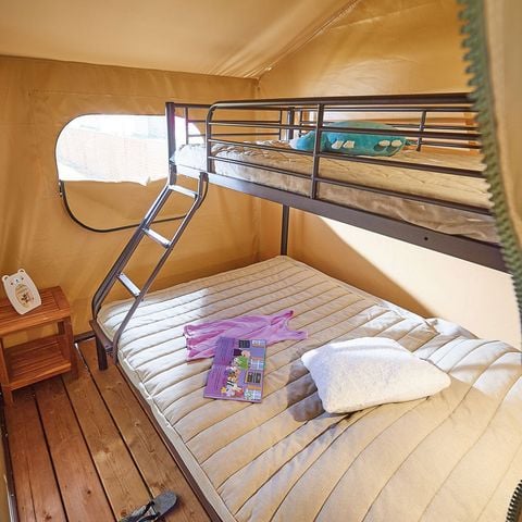 TENTE TOILE ET BOIS 5 personnes - Tente Pêcheur 4/5 pers.