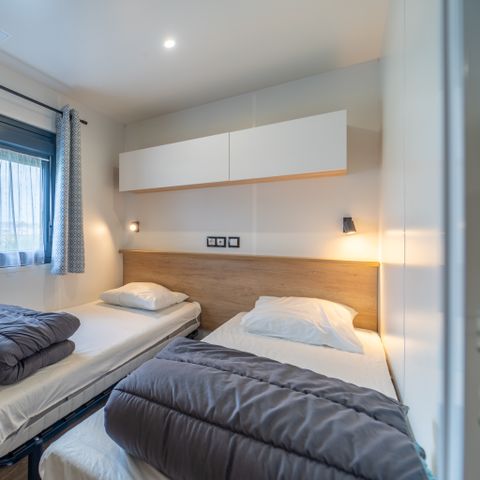 Stacaravan 6 personen - PREMIUM 3 slaapkamers
