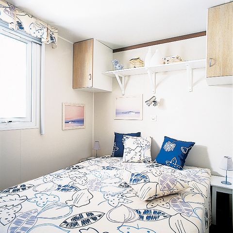 Stacaravan 6 personen - BUDGET 3 slaapkamers 28m² ongeveer.