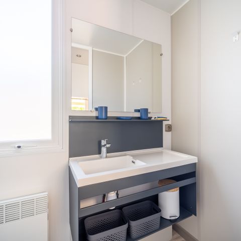 Mobilheim 6 Personen - VIP 3 Zimmer 38m² - Pack-Vip inklusive (Wäsche,tv,wifi...)