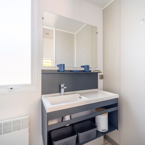 MOBILHOME 6 personas - VIP 3 habitaciones 38m² - Pack-Vip incluido (sabanas,tv,wifi...)