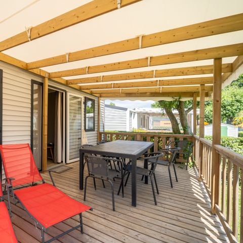 BUNGALOW 6 personnes - VIP 3 chambres 38m² - Pack-Vip inclus (linge,tv,wifi...)