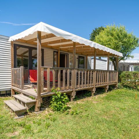 BUNGALOW 6 personnes - VIP 3 chambres 38m² - Pack-Vip inclus (linge,tv,wifi...)