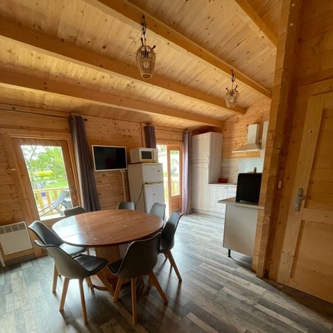 Chalet 7 personnes - chalet 3 chambres 7 couchages : 1lit 160x200; 1lit 140x190 et 3lit 90x190