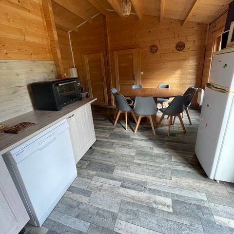 Chalet 7 personnes - chalet 3 chambres 7 couchages : 1lit 160x200; 1lit 140x190 et 3lit 90x190