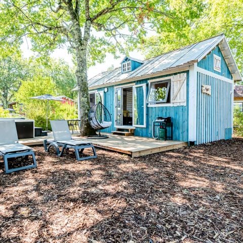 MOBILHOME 4 personnes - Cabane de pêcheur Premium 3 Pièces 4 Personnes Jacuzzi + Climatisé + TV