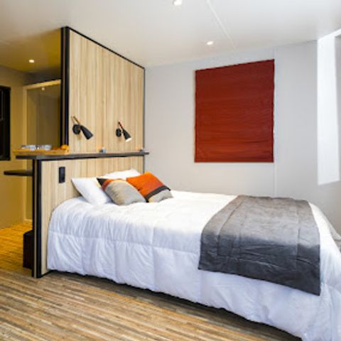 CASA MOBILE 2 persone - Cottage Pagode Premium 2 Camere 2 Persone vista lago Jacuzzi + Aria condizionata + TV