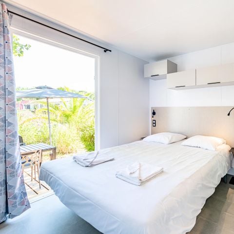 MOBILHOME 6 personas - Cabane pêcheur Premium 4 Habitaciones 6 Personas Jacuzzi + Aire Acondicionado + TV