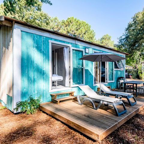 Stacaravan 4 personen - Vissershut 3 Kamers 4 Personen Airconditioning + TV