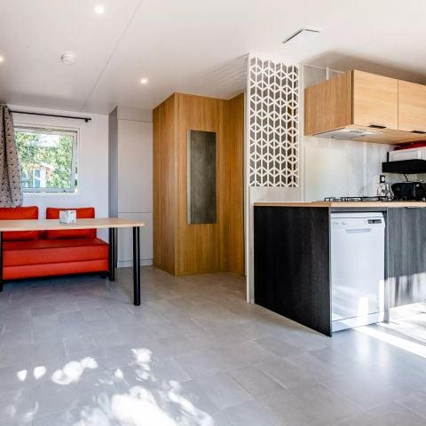 Stacaravan 6 personen - Vissershut 4 kamers 6 personen Airconditioning + TV