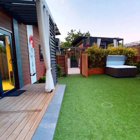 CASA MOBILE 4 persone - Cottage Pagode Premium 3 Camere 4 Persone vista lago Aria condizionata + TV