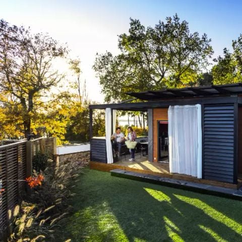 MOBILHOME 4 personnes - Cottage Pagode Premium 3 Pièces 4 Personnes vue lac Climatisé + TV