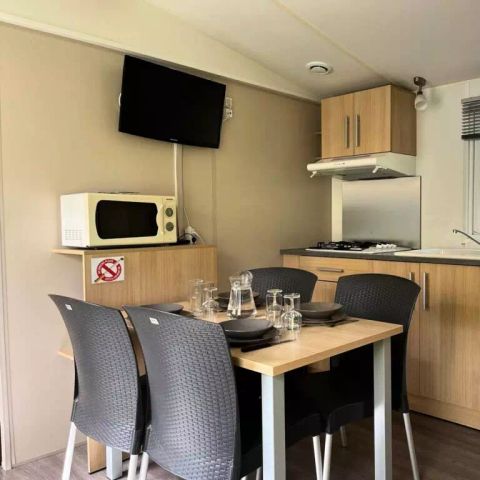 Stacaravan 4 personen - Cottage Lodge 3 Kamers 4 Personen Airconditioning + TV