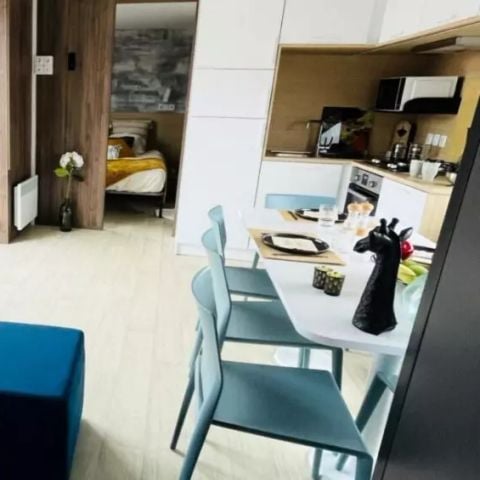 Stacaravan 6 personen - Cottage Taos 4 kamers 6 personen Airconditioning + TV