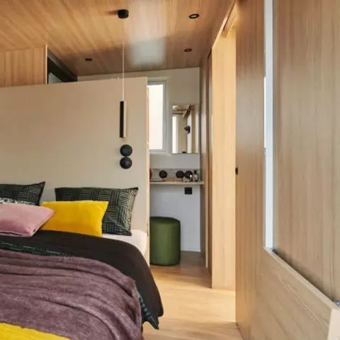 Stacaravan 6 personen - Cottage Taos Premium 4 Kamers 6 Personen Airconditioning + TV + Jacuzzi