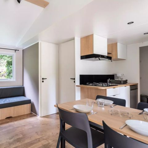 Mobilheim 4 personen - Komfortables 3-Zimmer-Ferienhaus mit Klimaanlage - TV