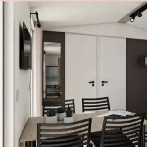 Stacaravan 6 personen - Comfort Cottage 3 Kamers 4/6 Personen Airconditioning + TV