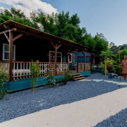 MOBILHOME 6 personas - Confort cottage 2 habitaciones aire acondicionado, tv, lv