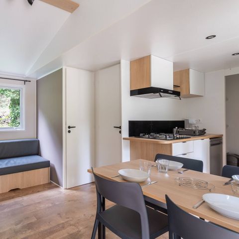 MOBILHOME 6 personnes - Mobil-home | Comfort | 2 Ch. | 4/6 Pers. | Terrasse surélevée | Clim. | TV
