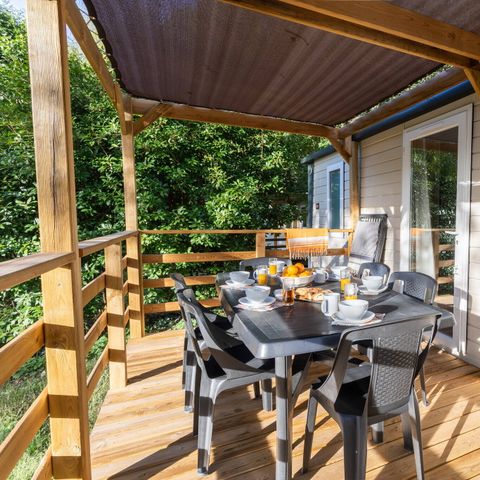 MOBILHOME 8 personas - Mobil-home | Premium | 3 Dormitorios | 6/8 Pers | Terraza elevada | Aire acondicionado | TV