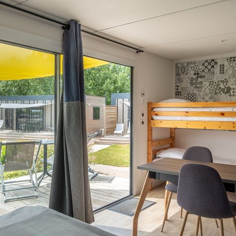 Lodge 4 personen - Lodge Mono Ruimte - Stapelbedden