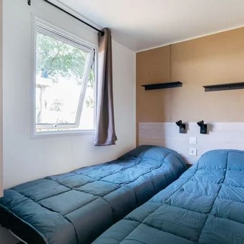 BUNGALOW 6 personnes - Mobil-home | Premium | 2 Ch. | 4/6 Pers. | Terrasse Lounge | Clim.