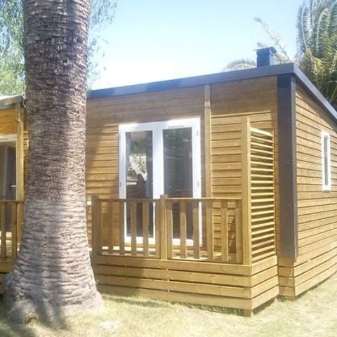 BUNGALOW 6 personnes - Mobil-home | Premium | 2 Ch. | 4/6 Pers. | Terrasse surélevée | Clim.