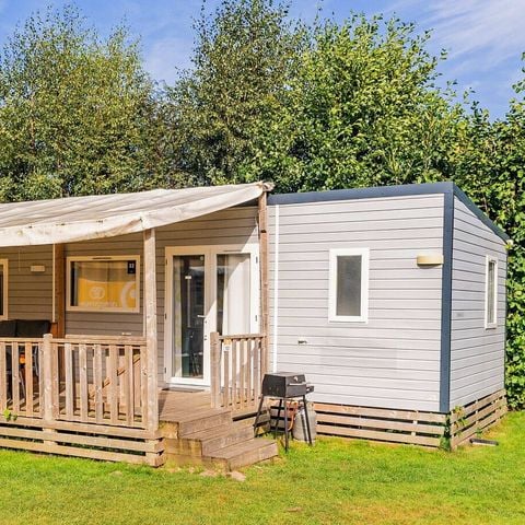 MOBILHOME 5 personnes - Premium | 3 Chambres | 5 Couchages | Terrasse Lounge | 1 Salle de bain | Climatisation