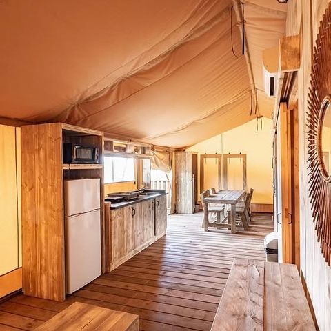 SafariZelt 5 Personen - SAFARI LODGE 2Zi 5Pers
