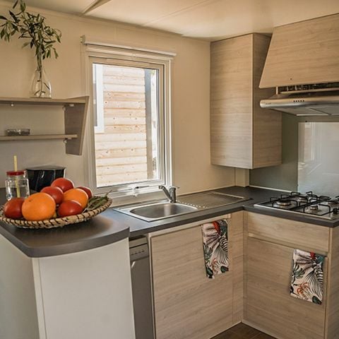 Stacaravan 8 personen - CASITA CEREZA - 40m² - 3 Slaapkamers