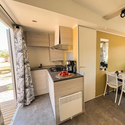 MOBILHOME 4 personas - CASITA NARANJA - 26m²- 2 habitaciones