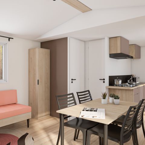 Mobile home 6 persons - CASITA OLIVA VIP - 36m²- 2 bedrooms
