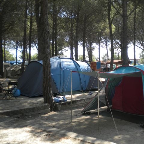 Kampeerplaats - met Tent