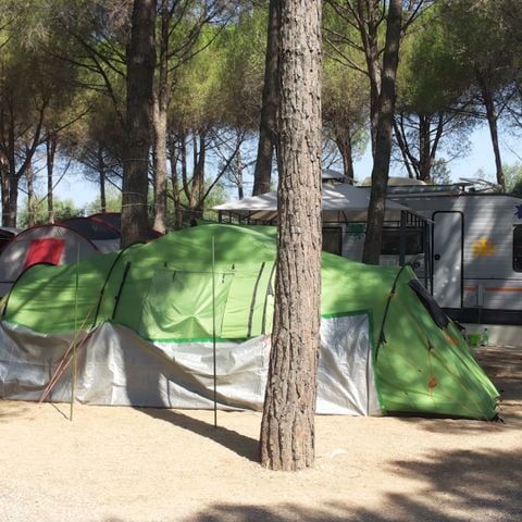Kampeerplaats - met Tent