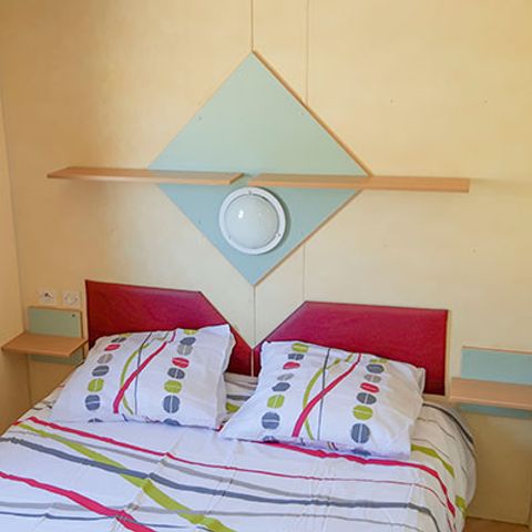 Mobilheim 4 Personen - Mobilheim Confort 2 Zimmer 28m² + Terrasse 9m² + Klimaanlage + TV 4 Pers.