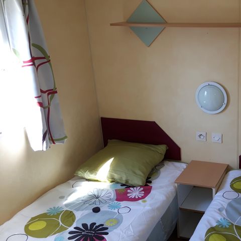 Mobile home 4 persons - Mobile home Comfort 2 bedrooms 28m² + terrace 9m² + air conditioning + TV 4 pers