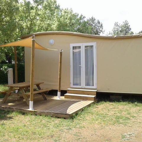 Safarizelt 5 personen - Cahute des randonneurs 18m² - 2 Zimmer - ohne Sanitäranlagen 5 pers.