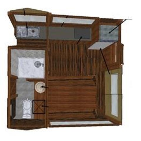 STAANPLAATS - Freecamp pakket (1 tent, caravan en 1 auto of camper / 16A elektriciteit) + sanitair voor 2/6 personen