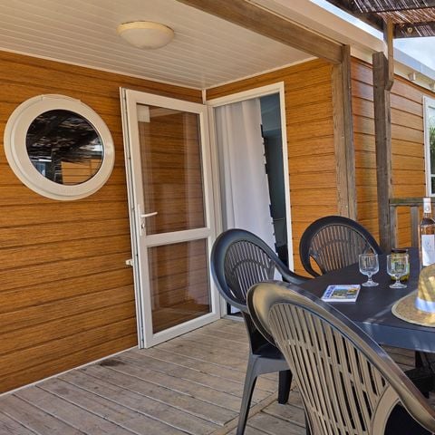 Mobile home 6 persons - Standard 32m² (3 bedrooms) + Terrace + Air conditioning