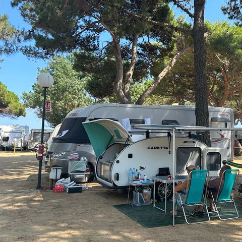 Kampeerplaats - Camper comfort