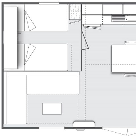 CASA MOBILE 5 persone - FRANTHEOR - O'HARA 784 TV ARIA CONDIZIONATA