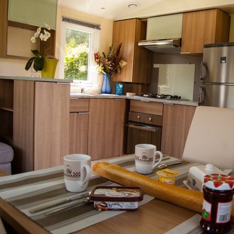 Stacaravan 6 personen - 3 slaapkamers