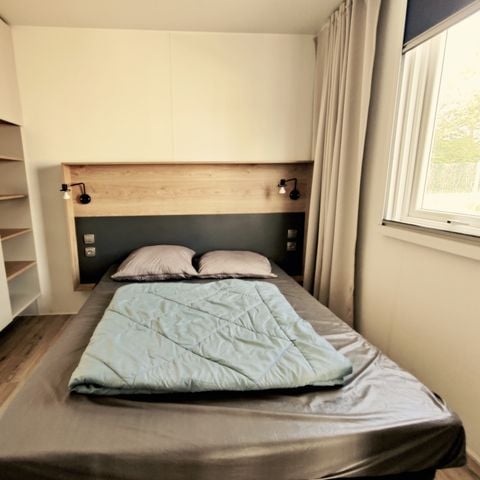 Stacaravan 4 personen - 28 m² - 2 slaapkamers - Uitzicht op de vijver - Stapelbed - Muguet/Tulipe/Lavande