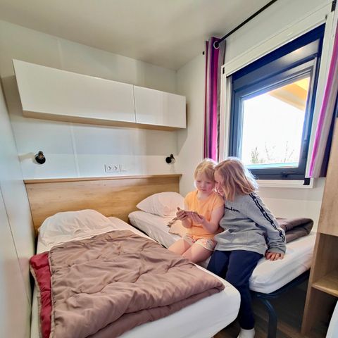 Stacaravan 4 personen - 32 m² - 2 slaapkamers - Met airconditioning