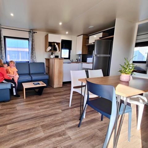 Stacaravan 4 personen - 32 m² - 2 slaapkamers - Met airconditioning