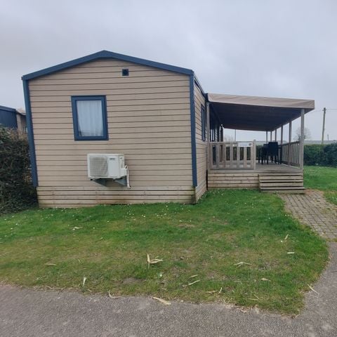 Stacaravan 6 personen - 32 m² - 3 slaapkamers - 2 badkamers