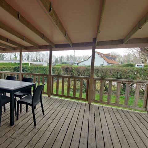 Stacaravan 6 personen - 32 m² - 3 slaapkamers - 2 badkamers