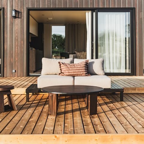 Mobilhome 4 personnes - 2 chambres - Vue étang - 2 salles de bain - Climatisé