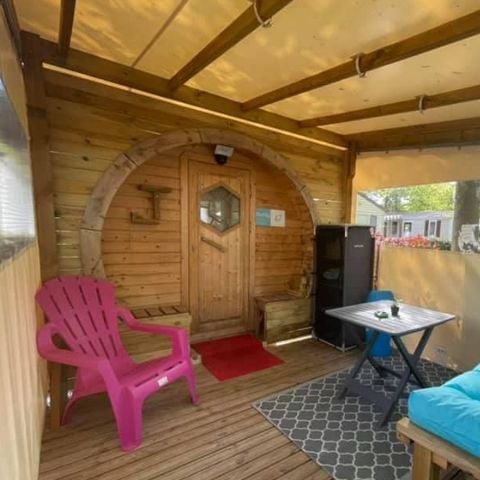 TENTE 2 personnes - Tonneau 2 trèfles 1 chambre - Sans sanitaire